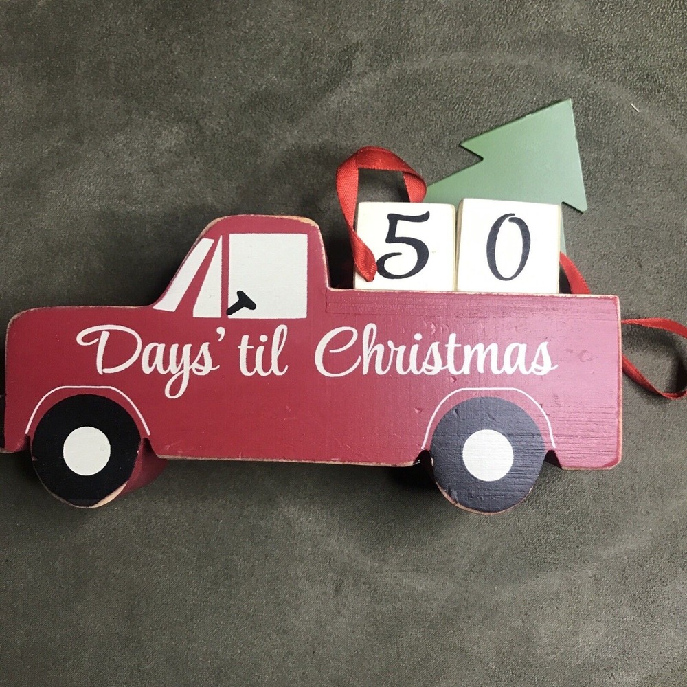2017 Three Girls And A Wish Countdown Blocks Hobby Lobby Heartland Holiday 8x12"